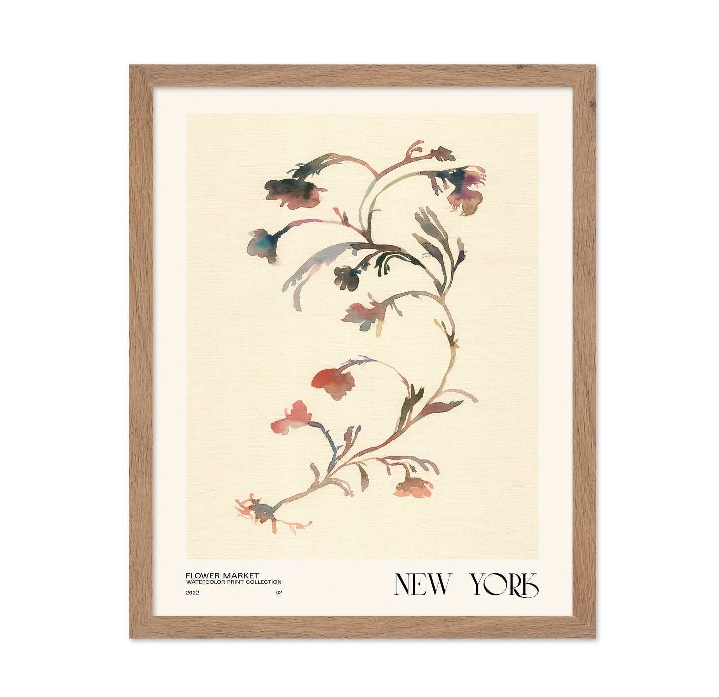 New York Floral Watercolor