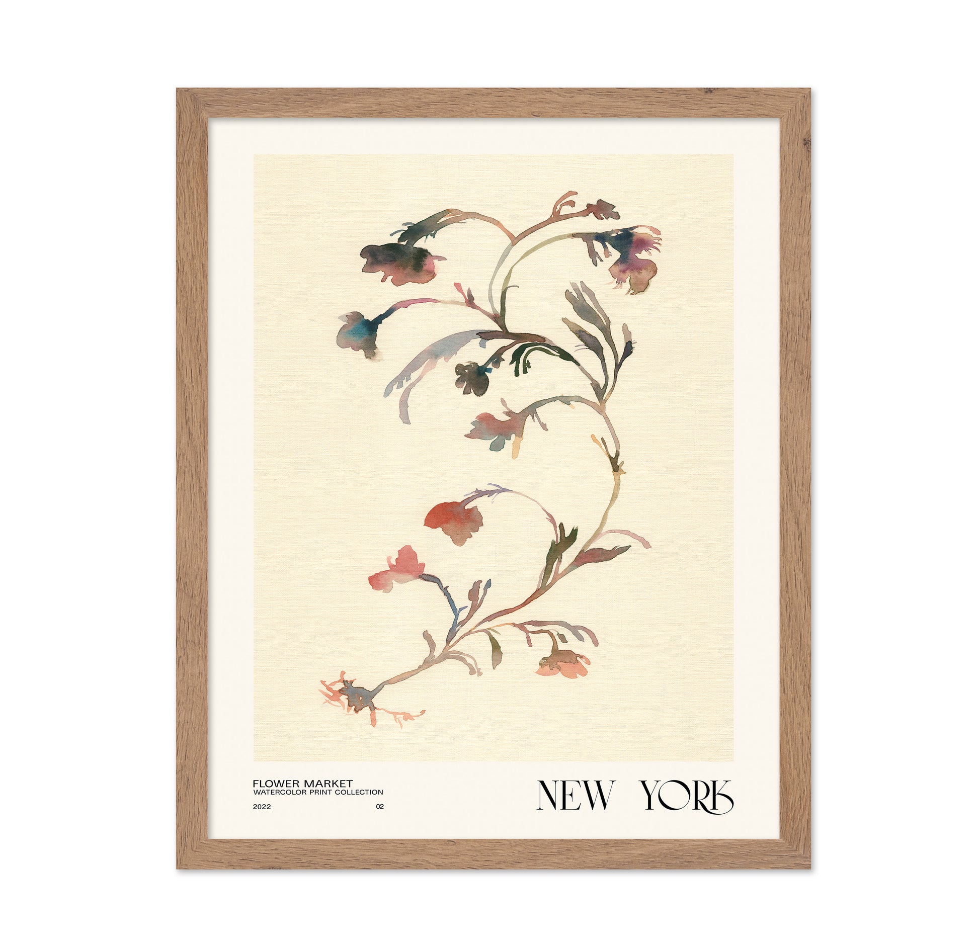New York Floral Watercolor