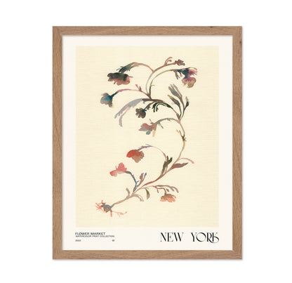 New York Floral Watercolor