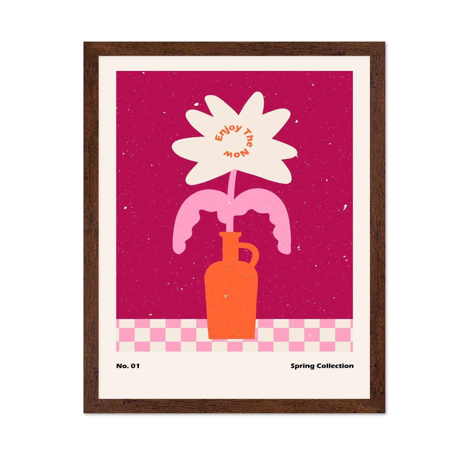 Pink Spring Flower Vase