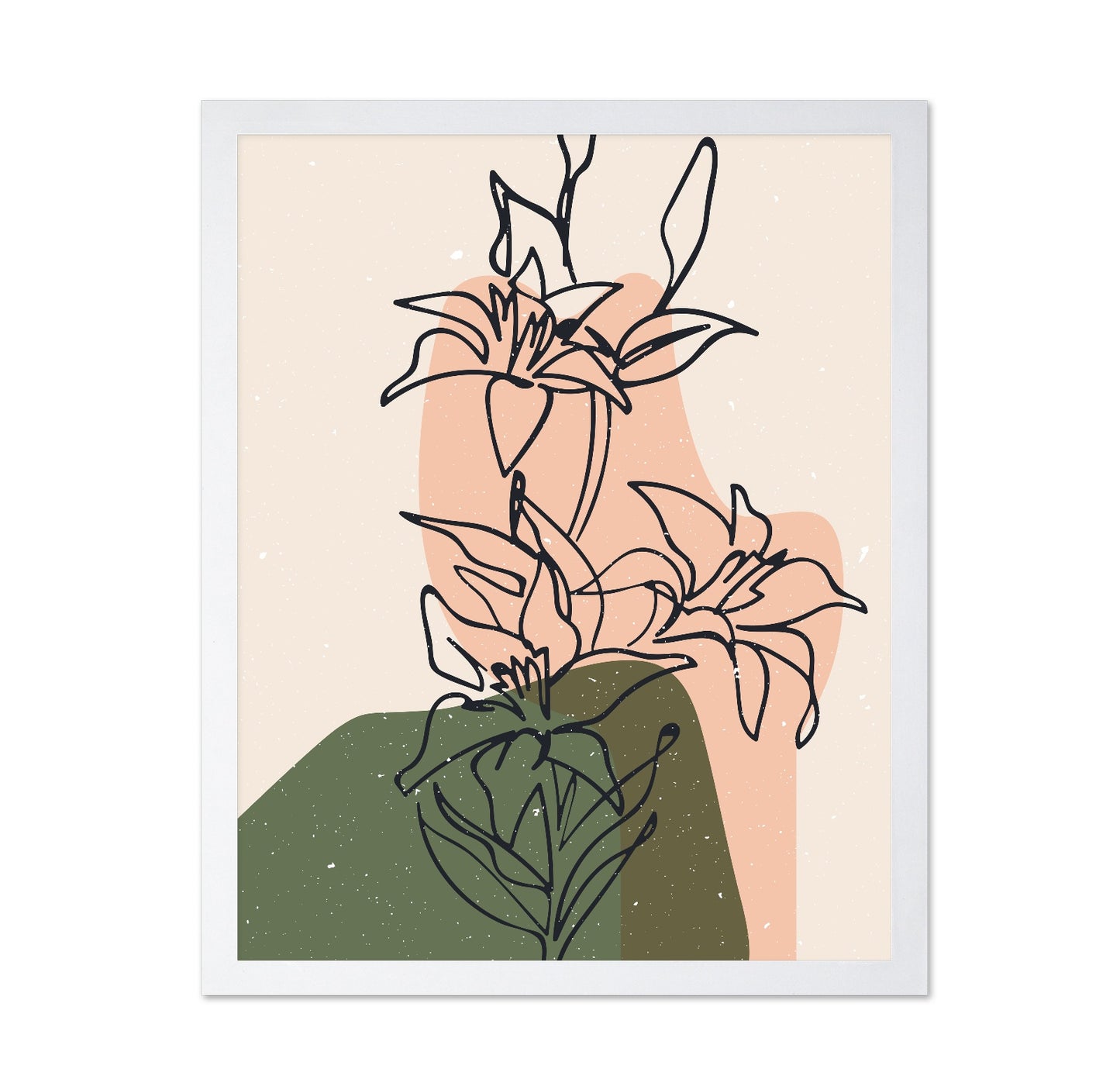Floral Line Abstract