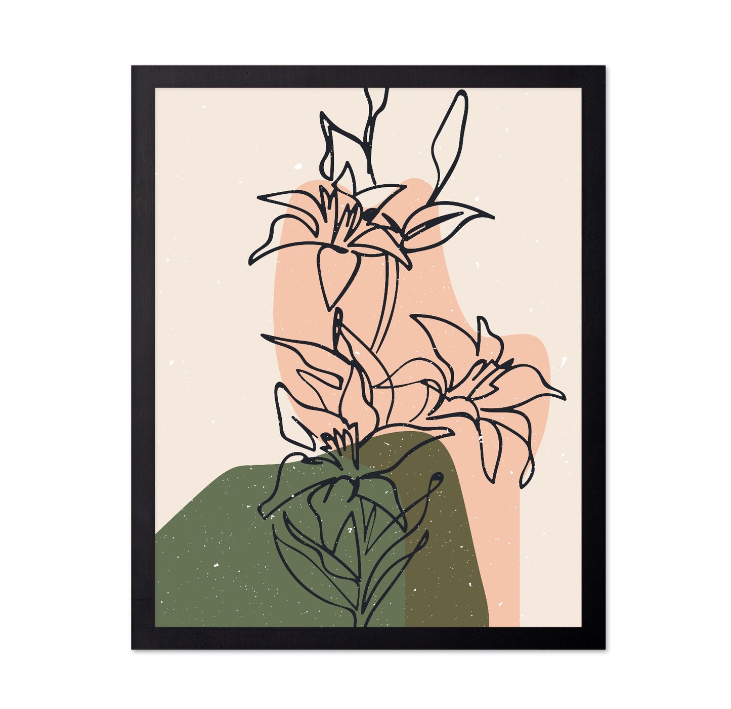 Floral Line Abstract