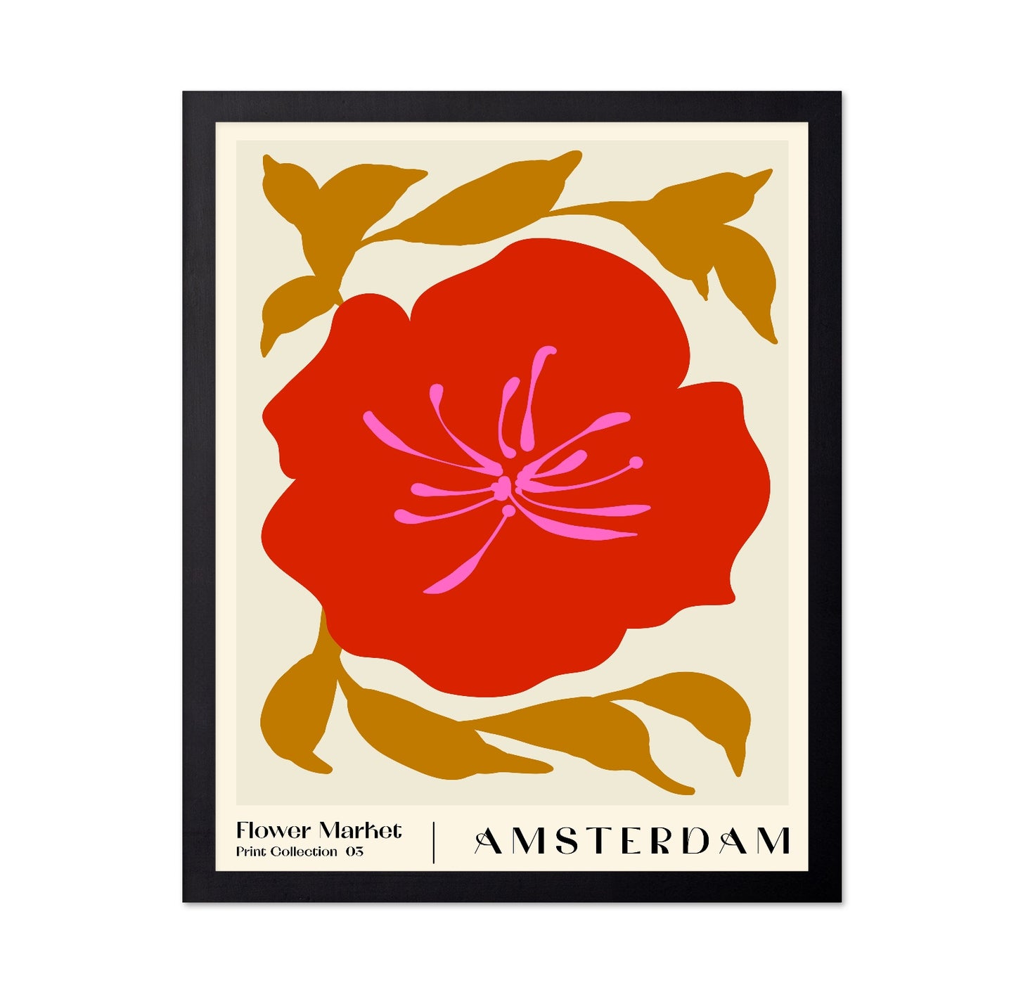 Amsterdam Red Floral