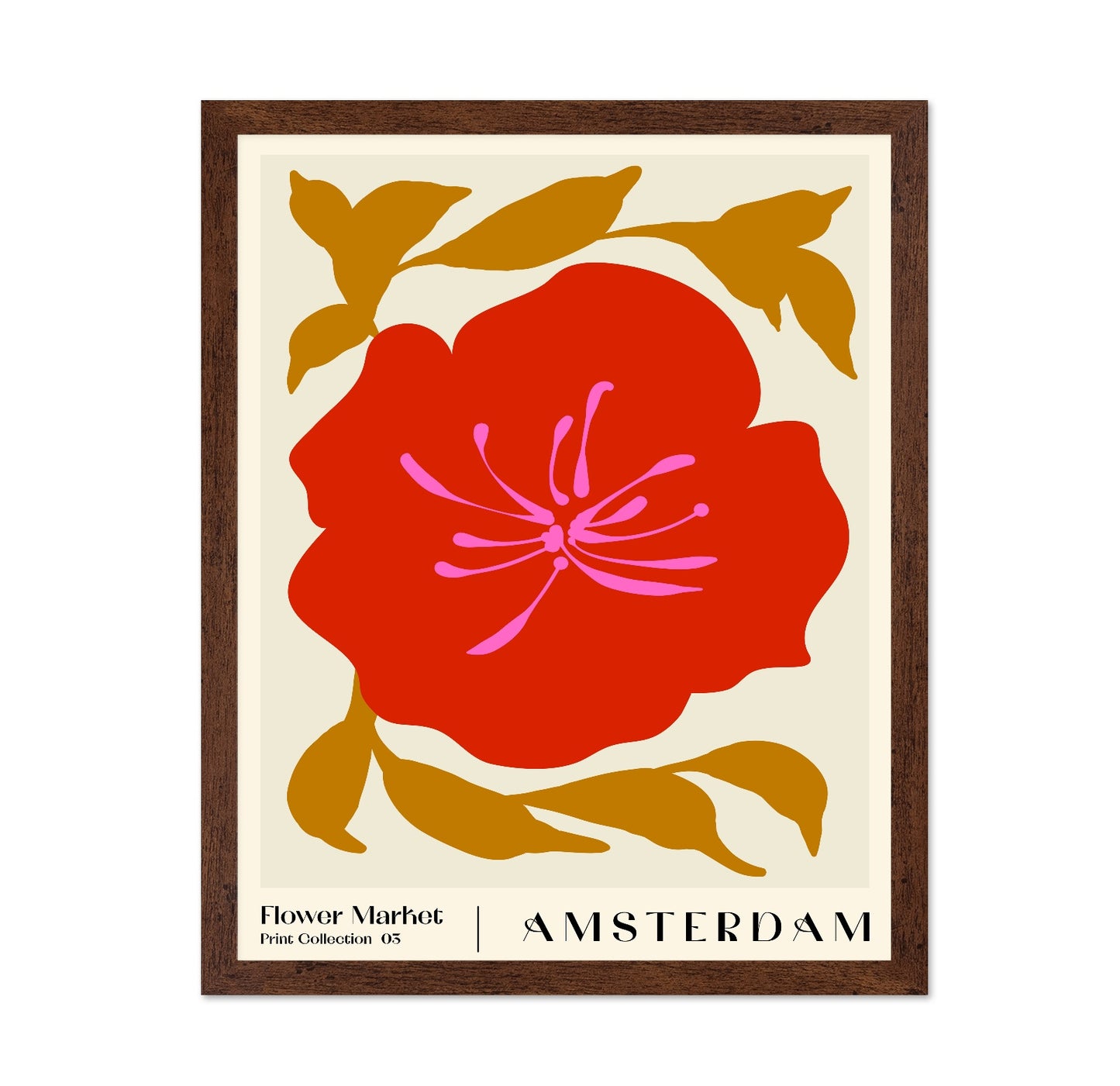 Amsterdam Red Floral