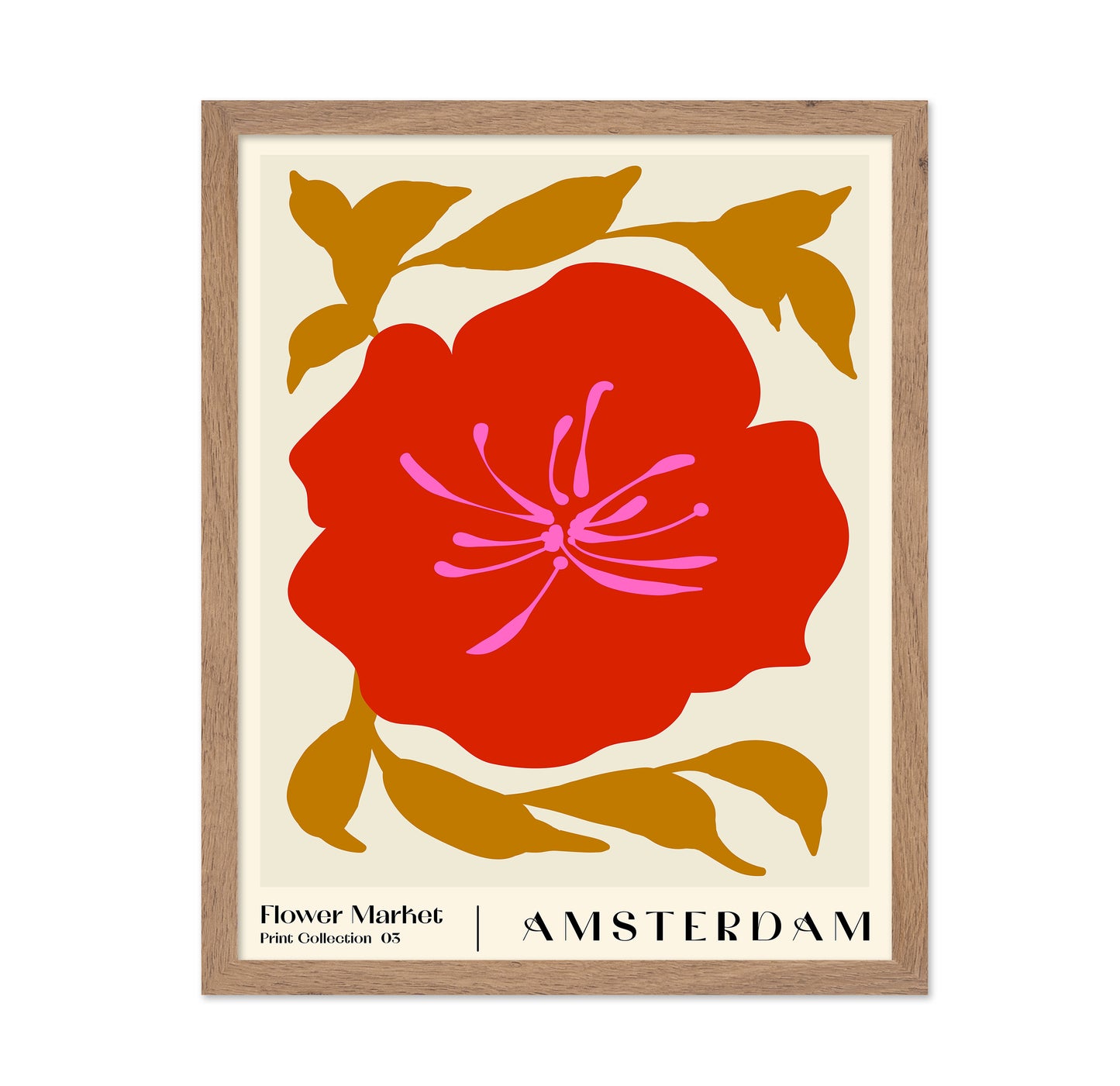 Amsterdam Red Floral