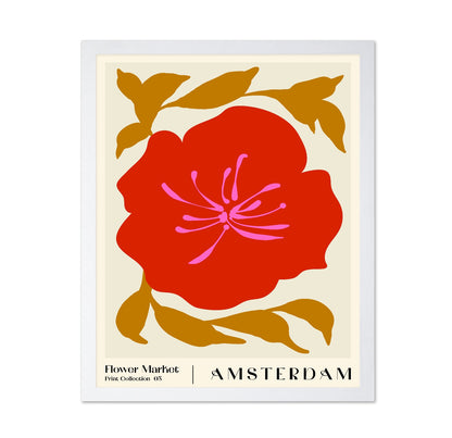 Amsterdam Red Floral
