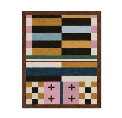 Geometric Color Blocks No2