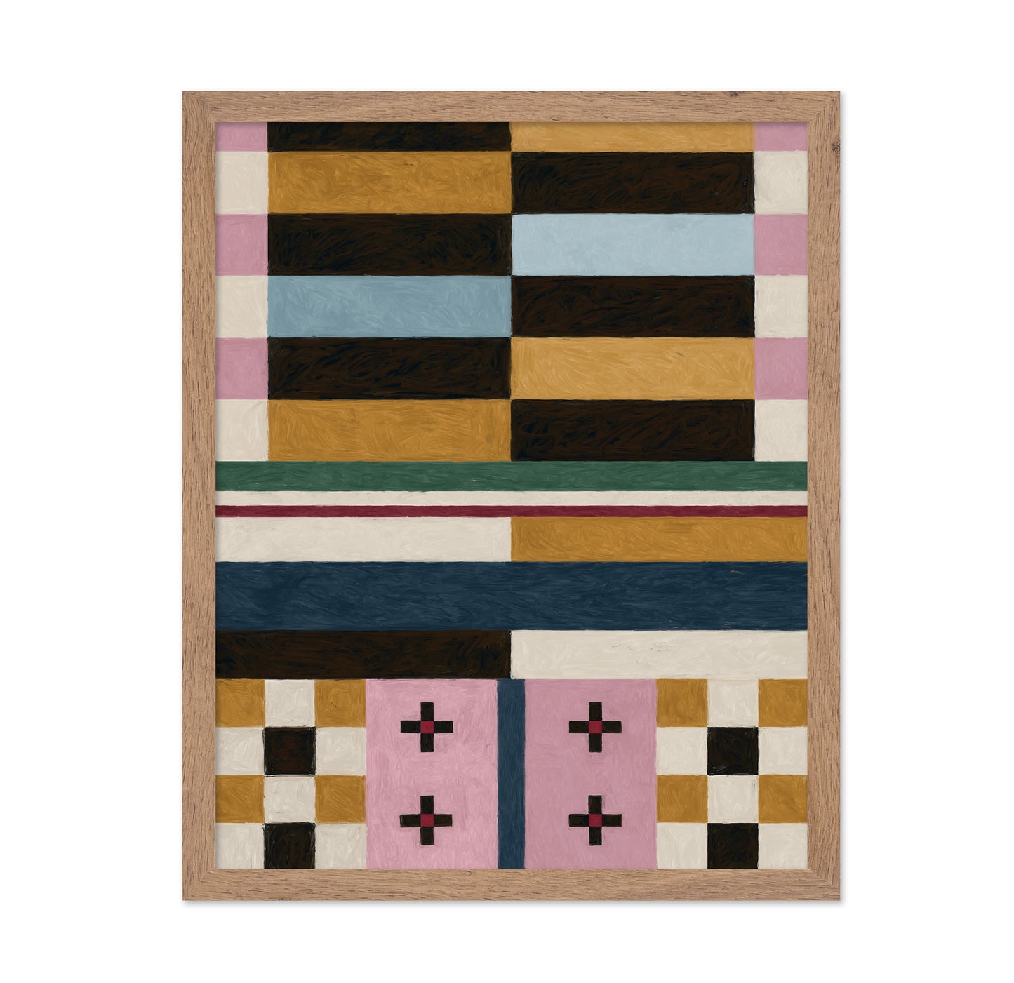 Geometric Color Blocks No2