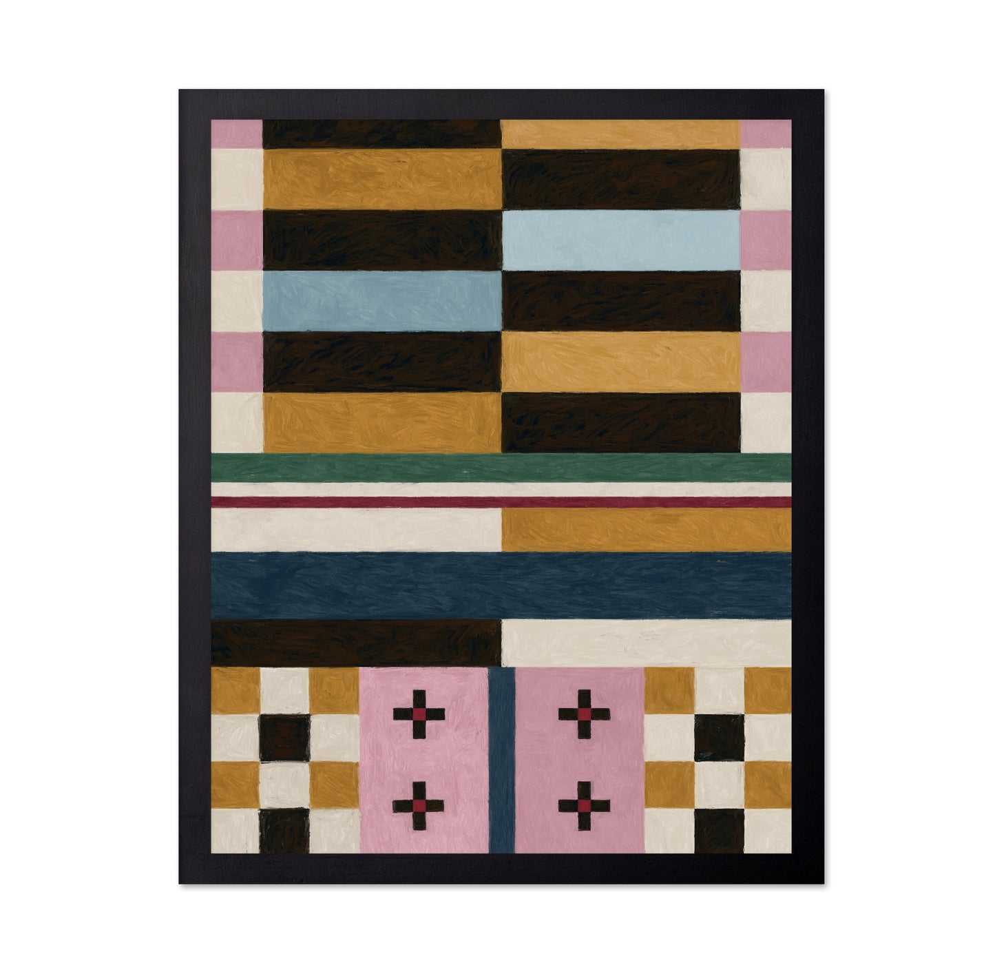 Geometric Color Blocks No2