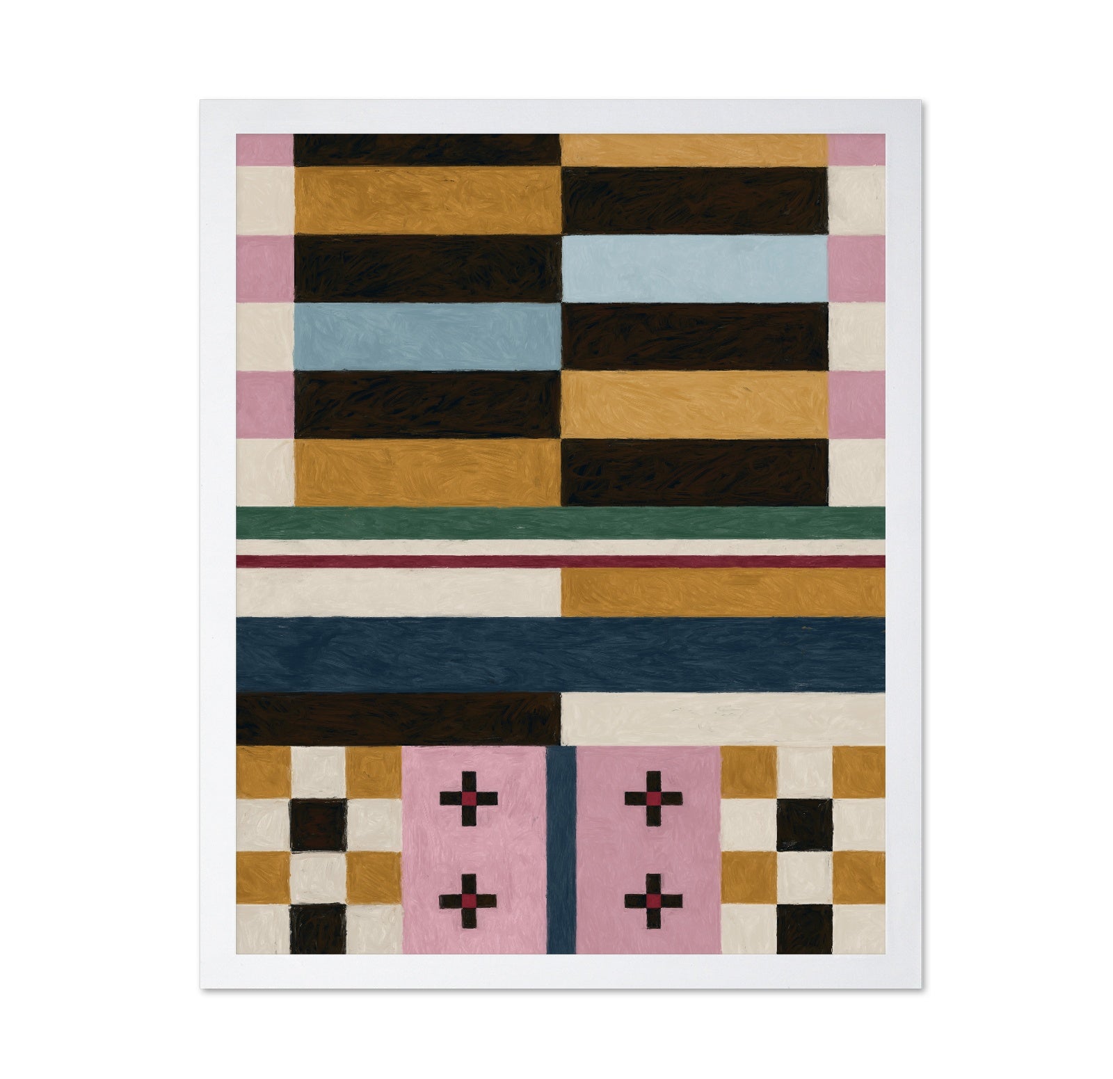 Geometric Color Blocks No2