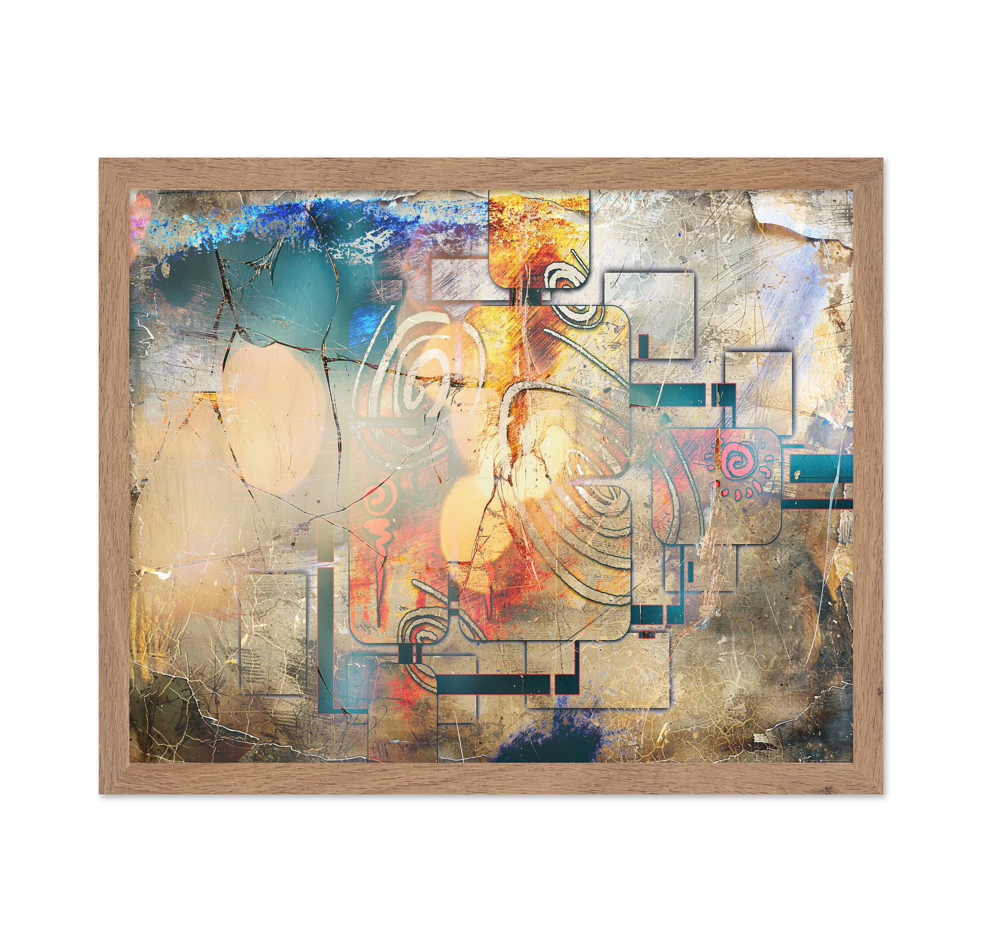 Textured Abstract Layers No1