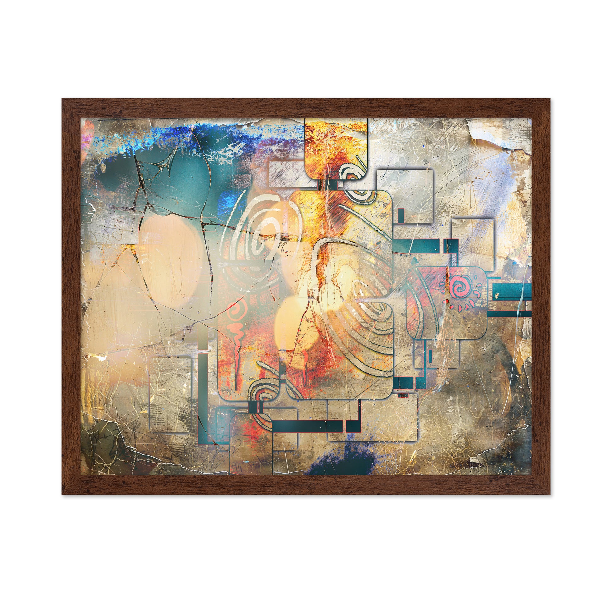 Textured Abstract Layers No1