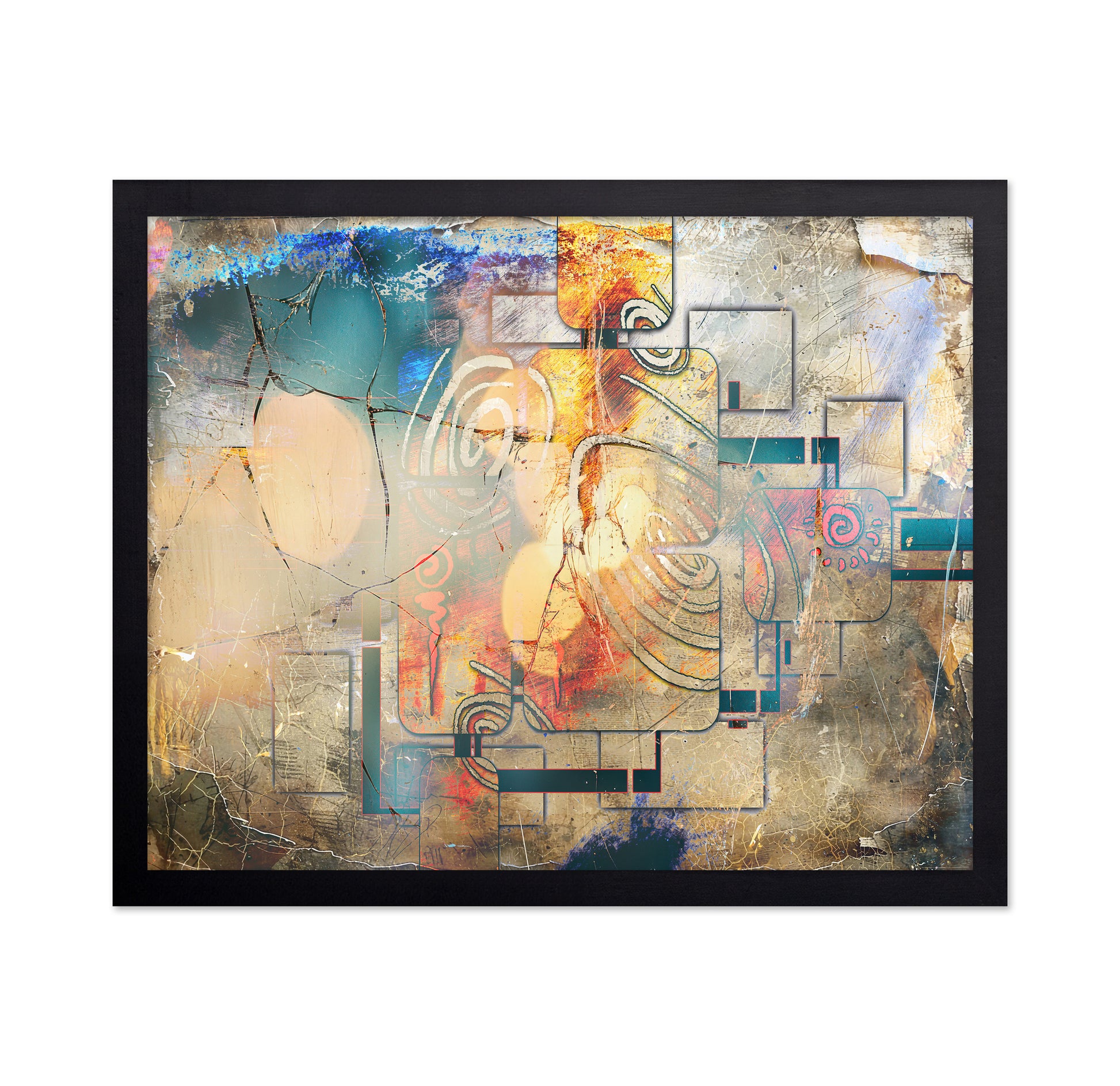 Textured Abstract Layers No1
