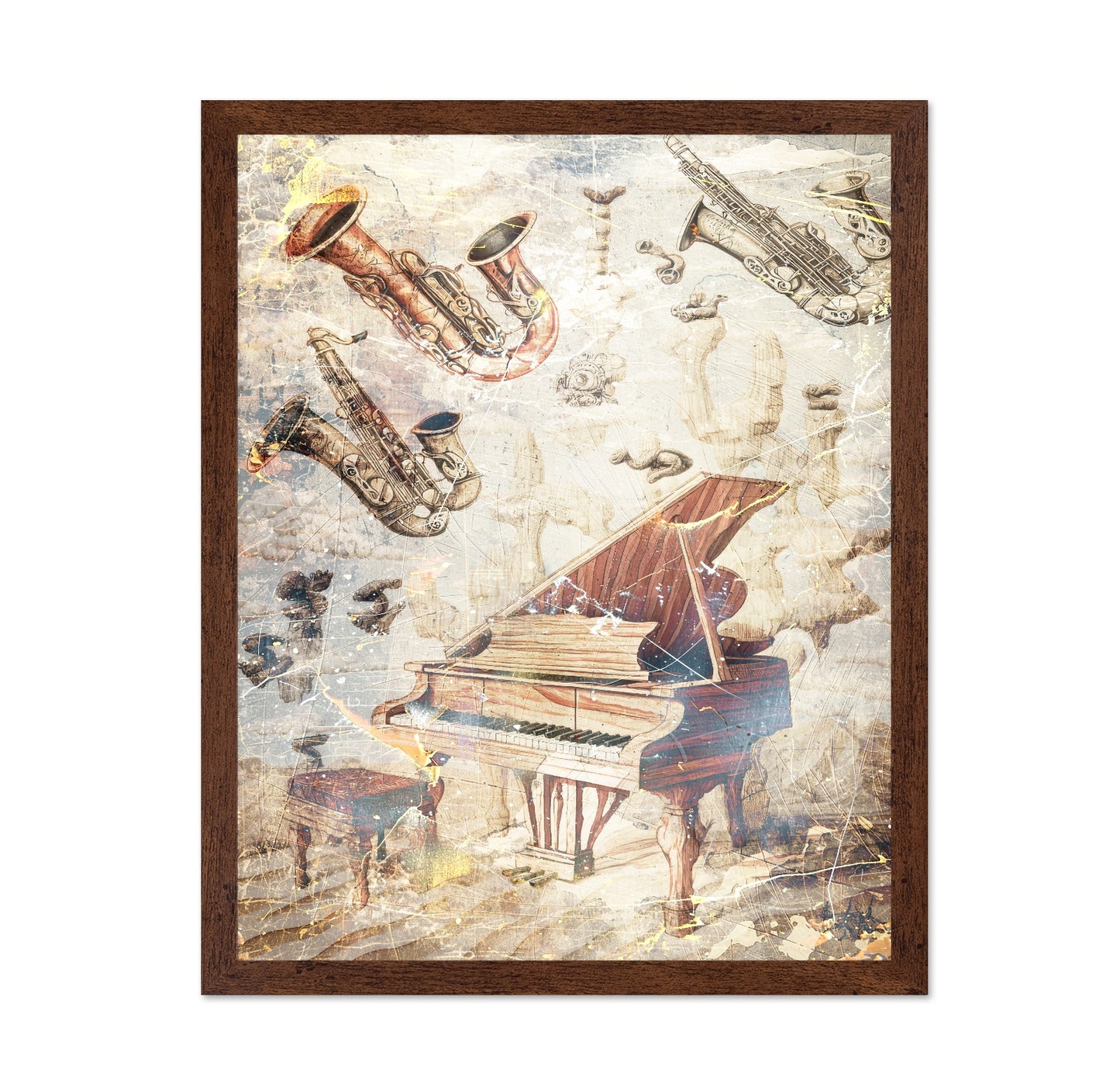 Surreal Vintage Piano