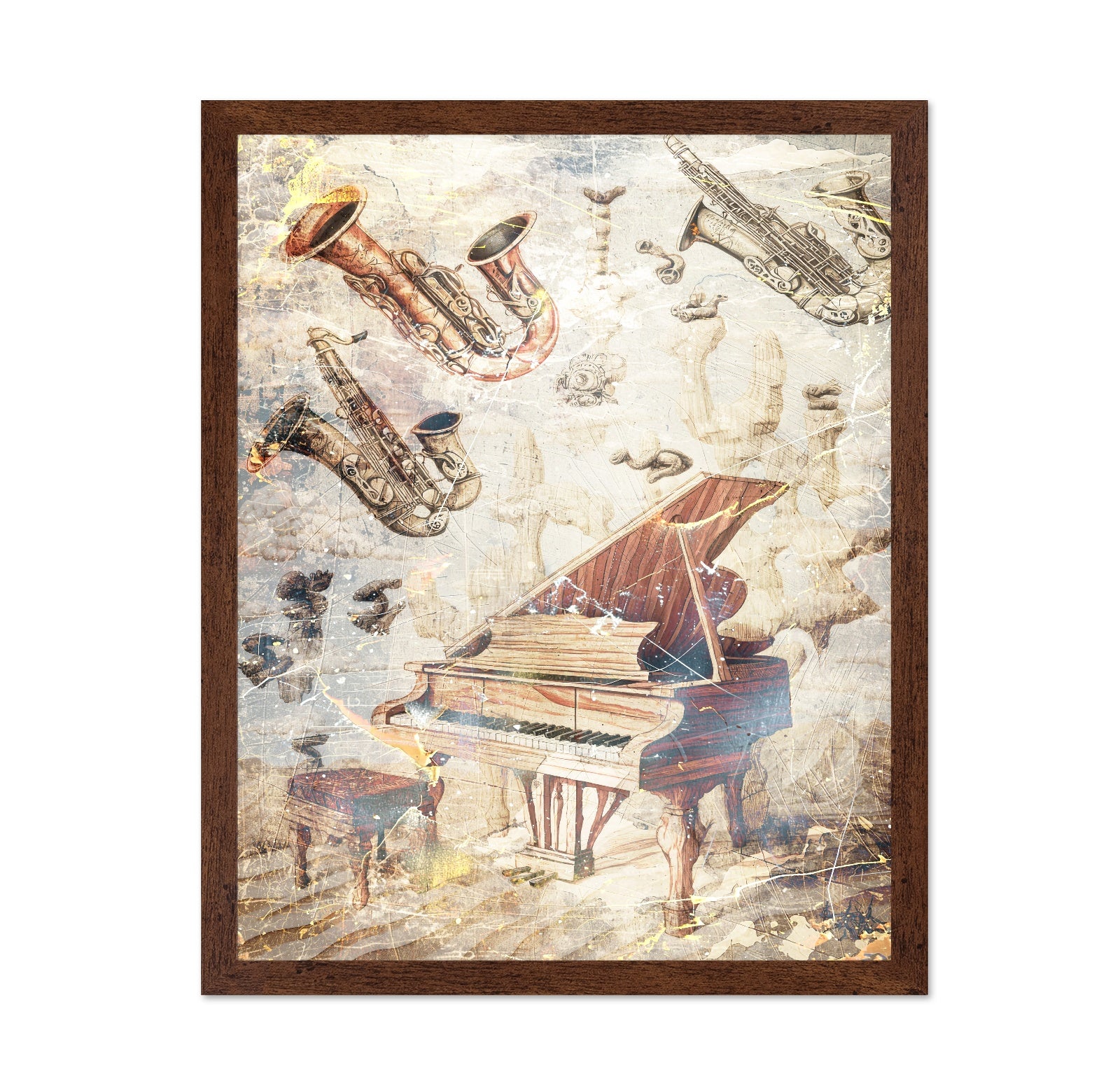 Surreal Vintage Piano