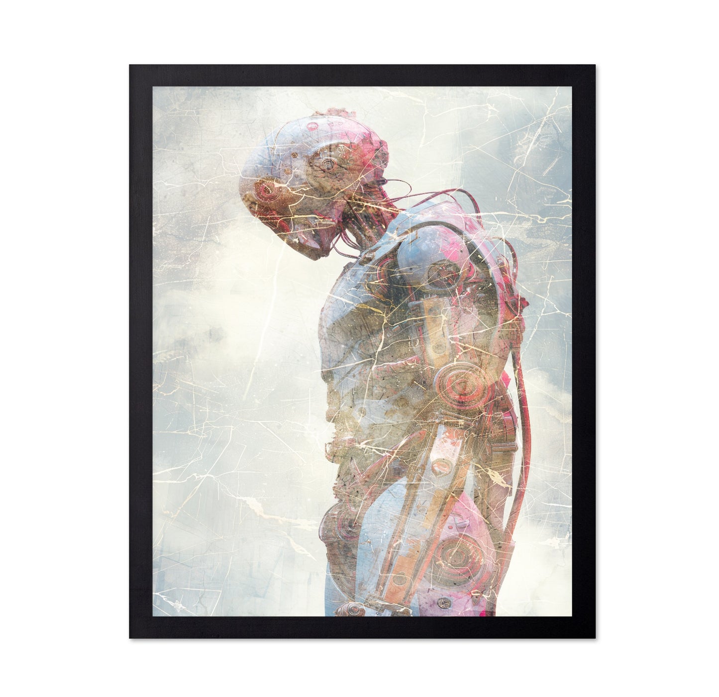 Vintage Cyborg Figure