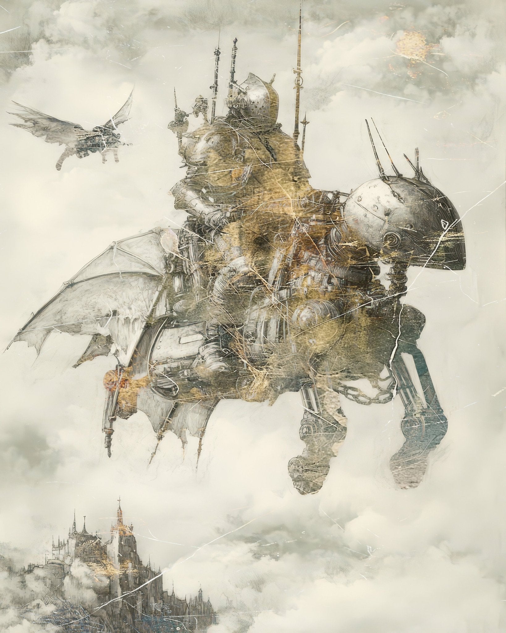 Flying Steampunk Machine