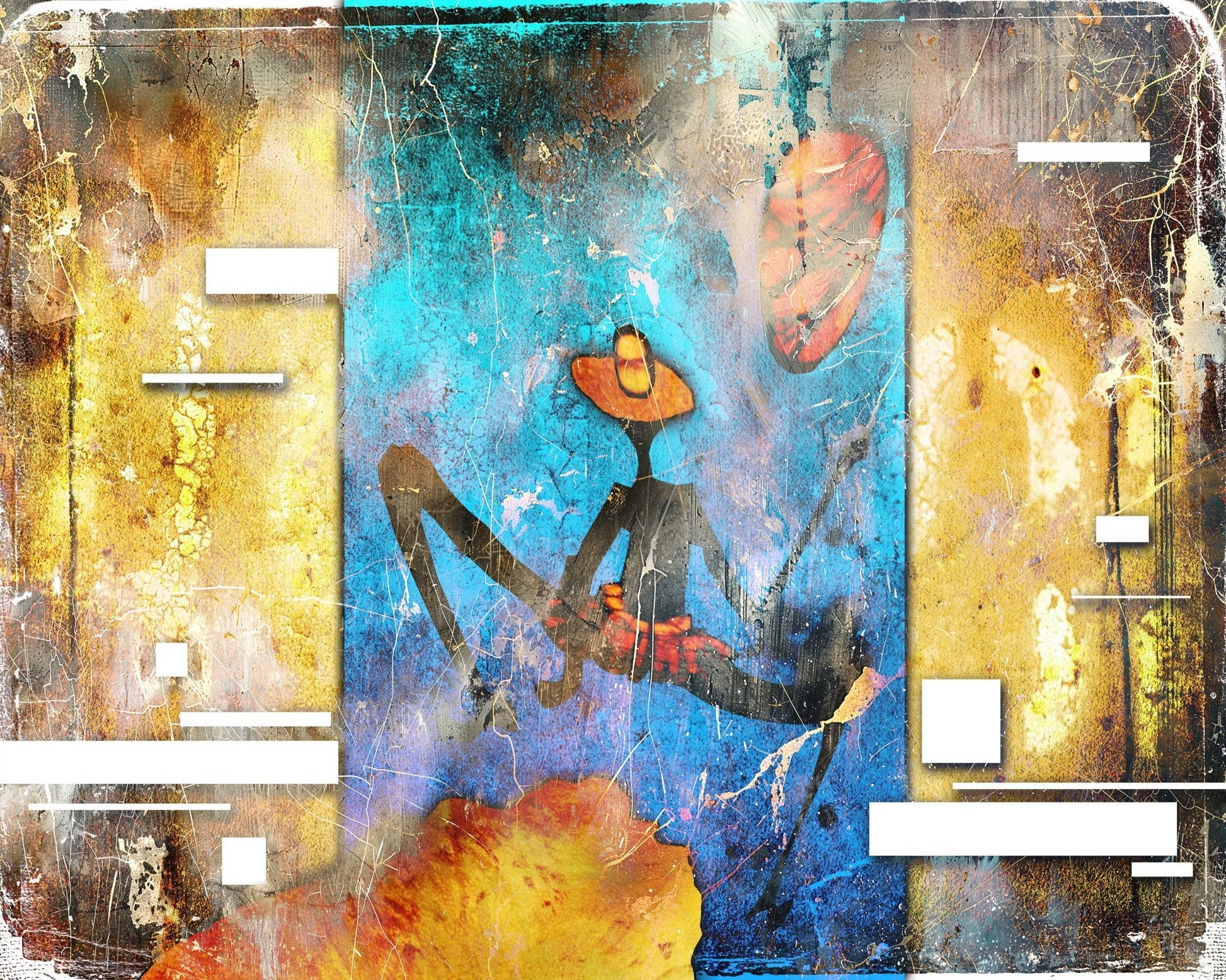 African Abstract Figure