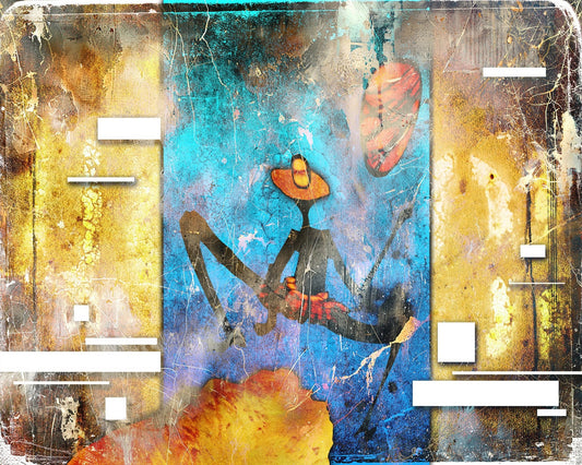 African Abstract Figure