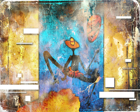 African Abstract Figure