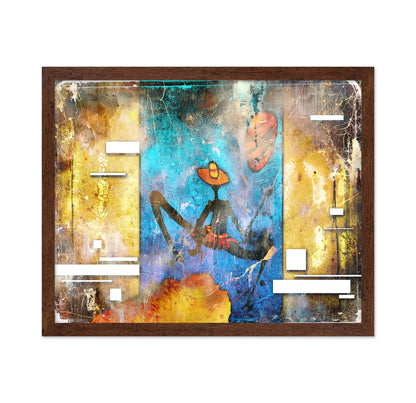 African Abstract Figure