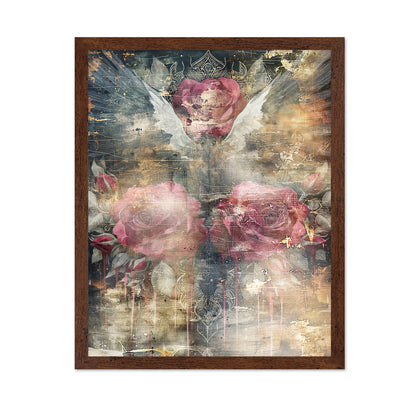 Gothic Rose Abstract Art