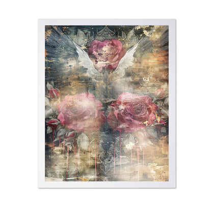 Gothic Rose Abstract Art