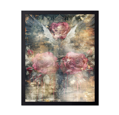 Gothic Rose Abstract Art