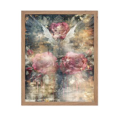 Gothic Rose Abstract Art
