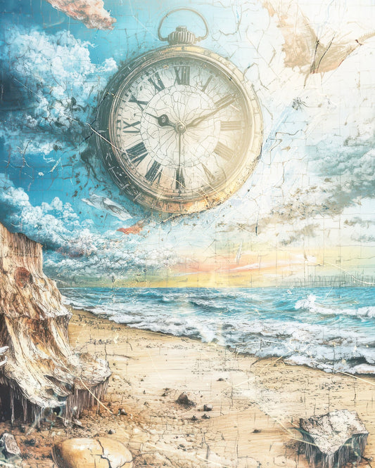 Surreal Time Ocean Scene