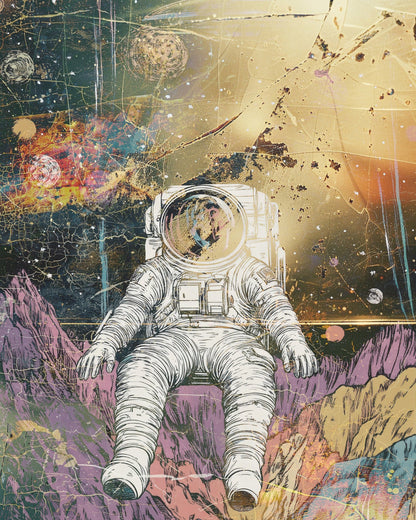 Surreal Astronaut Dreamscape