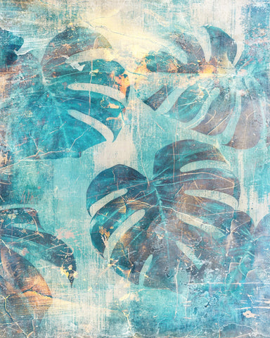 Abstract Monstera Leaves