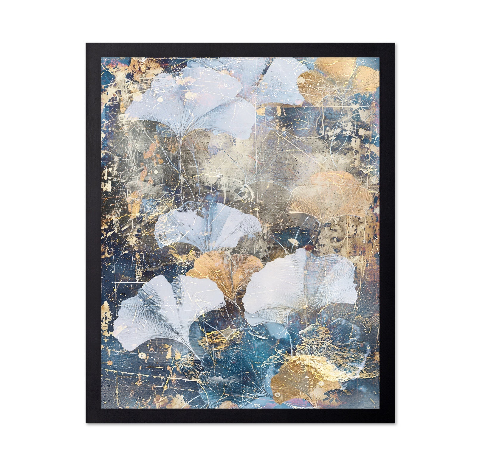 Abstract Ginkgo Leaves