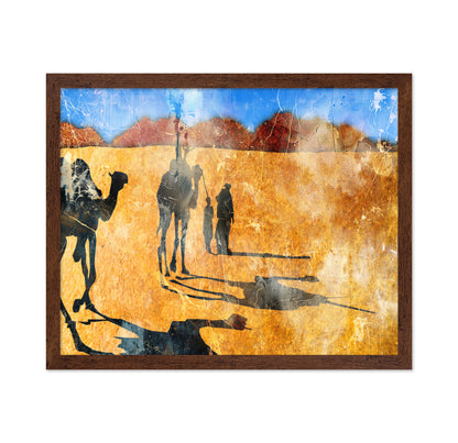 African Desert Caravan