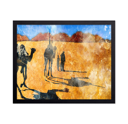African Desert Caravan
