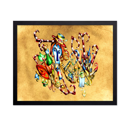 Whimsical Abstract Figure