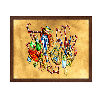 Whimsical Abstract Figure