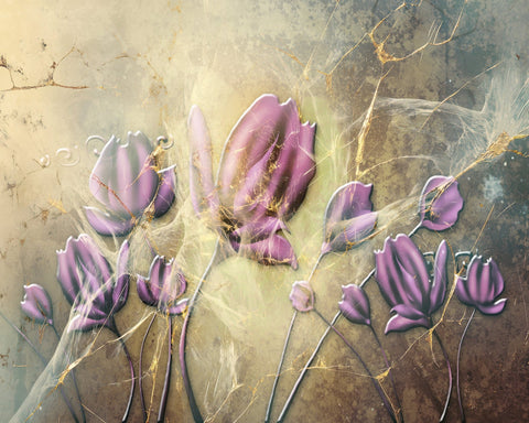 Purple Tulip Abstract
