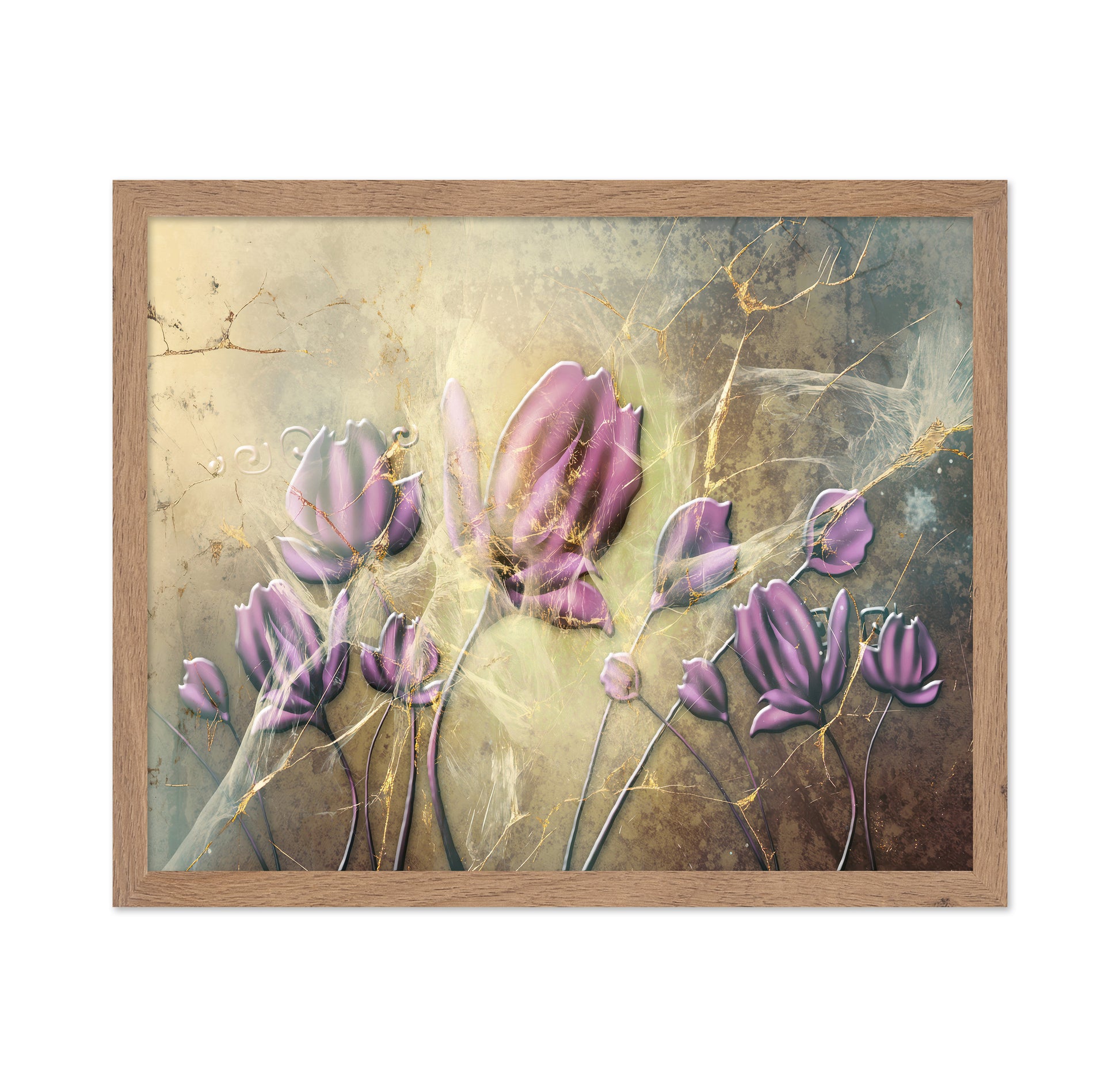 Purple Tulip Abstract