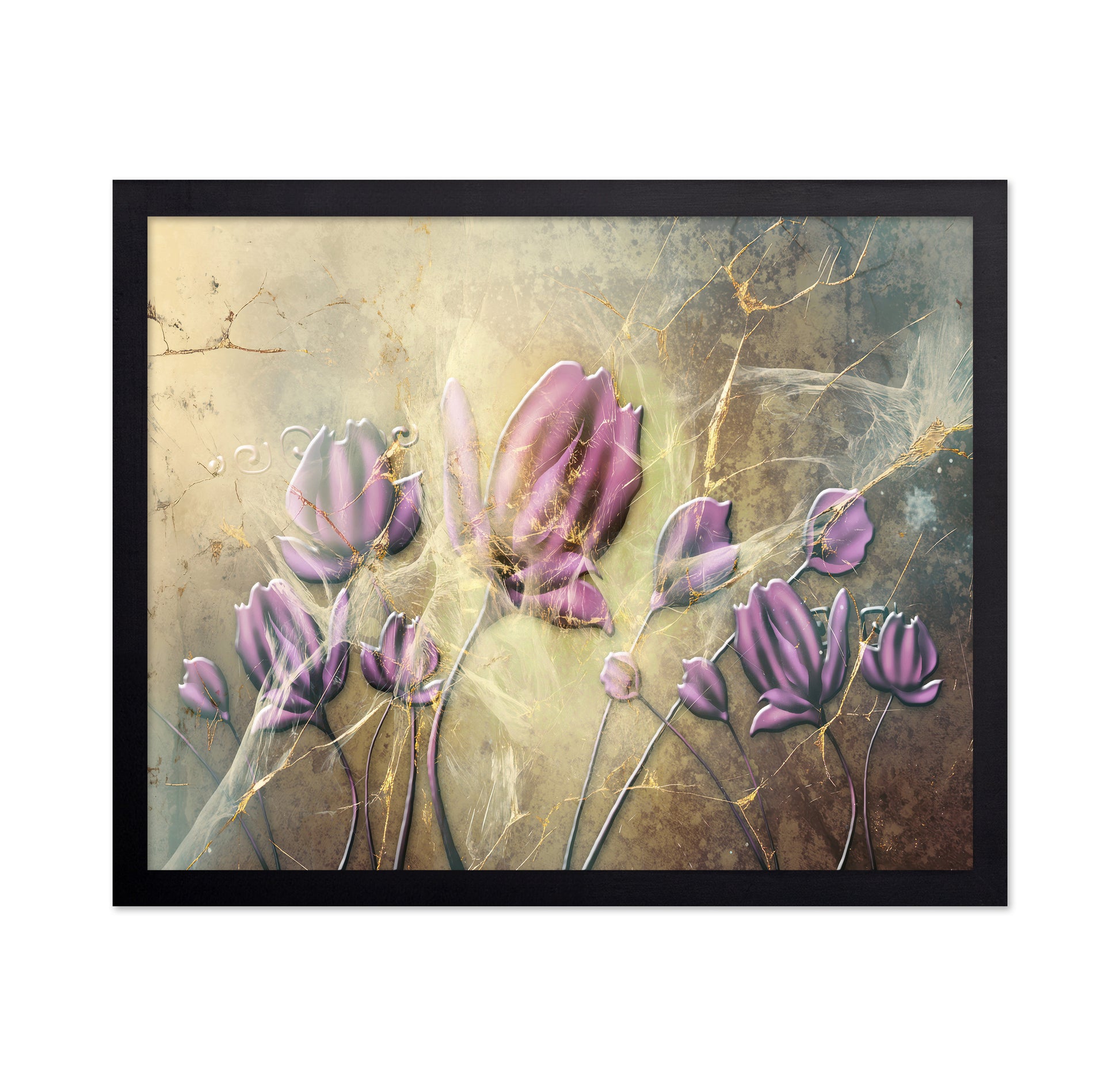Purple Tulip Abstract