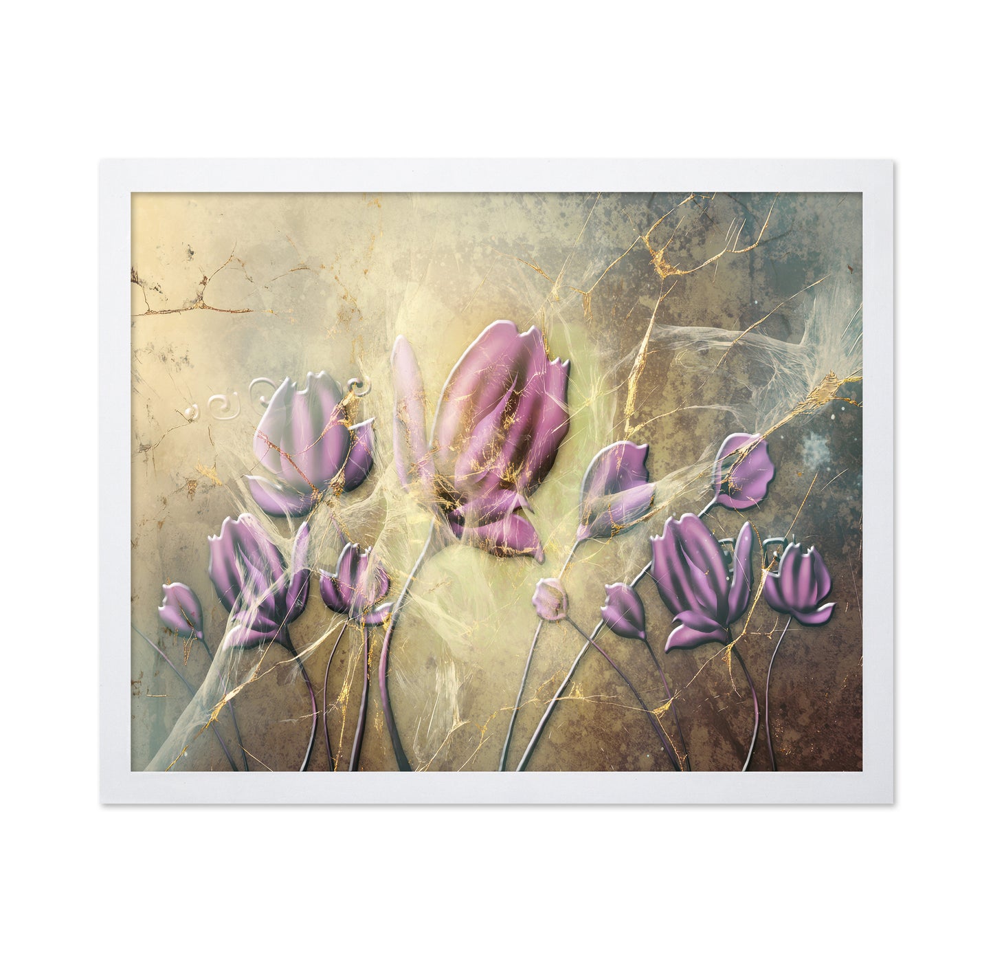 Purple Tulip Abstract