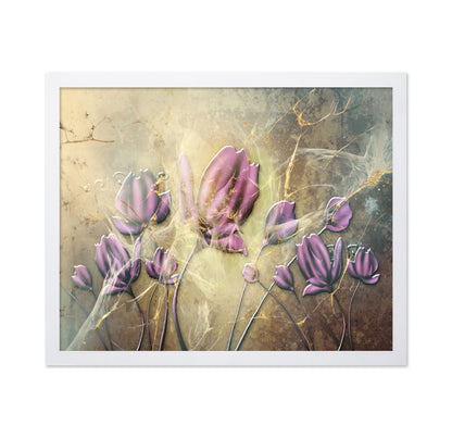Purple Tulip Abstract