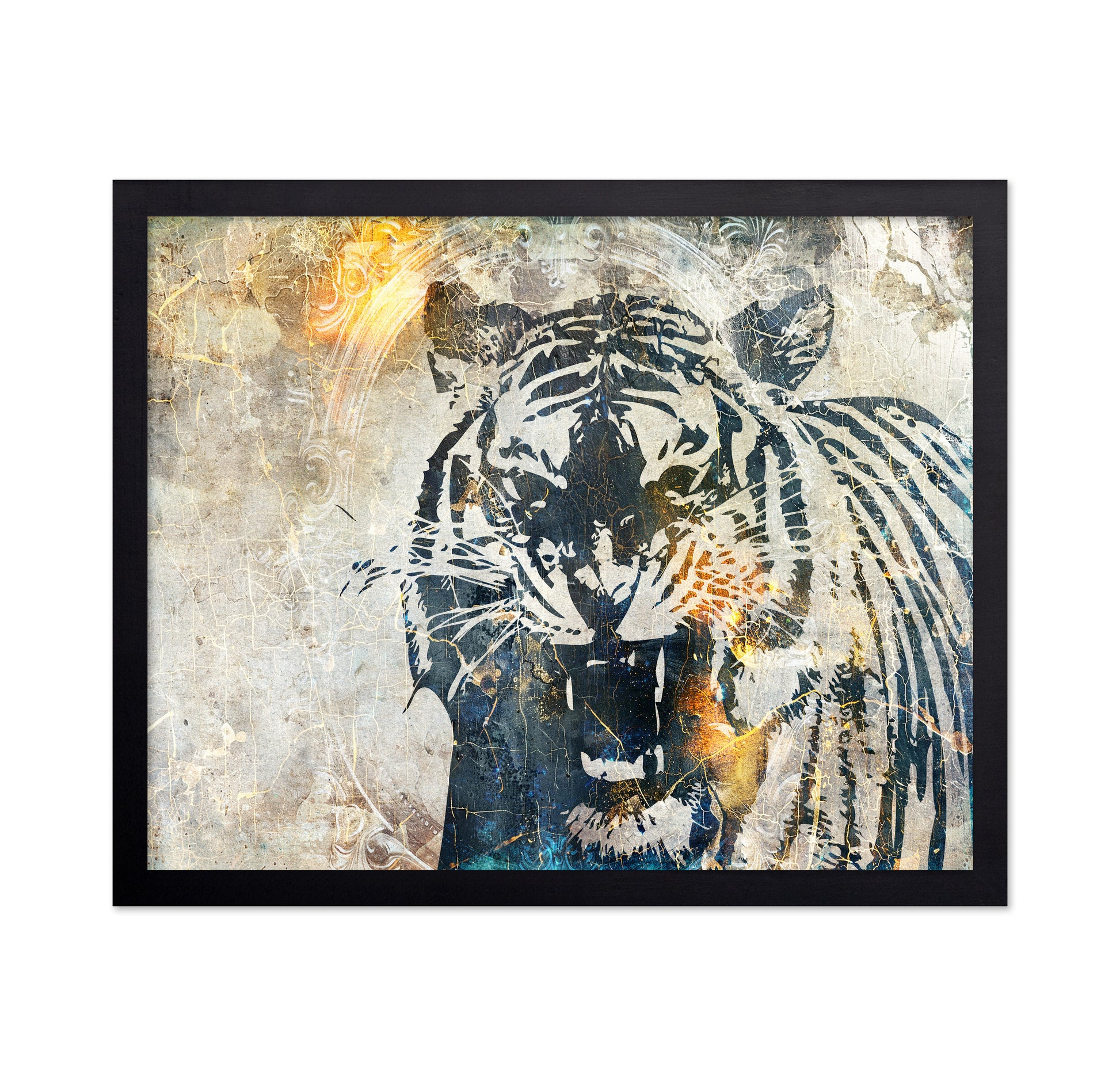 Vintage Tiger Collage