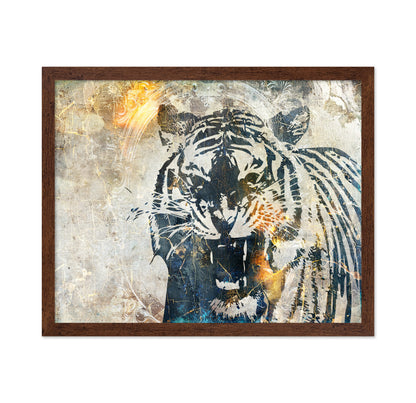 Vintage Tiger Collage