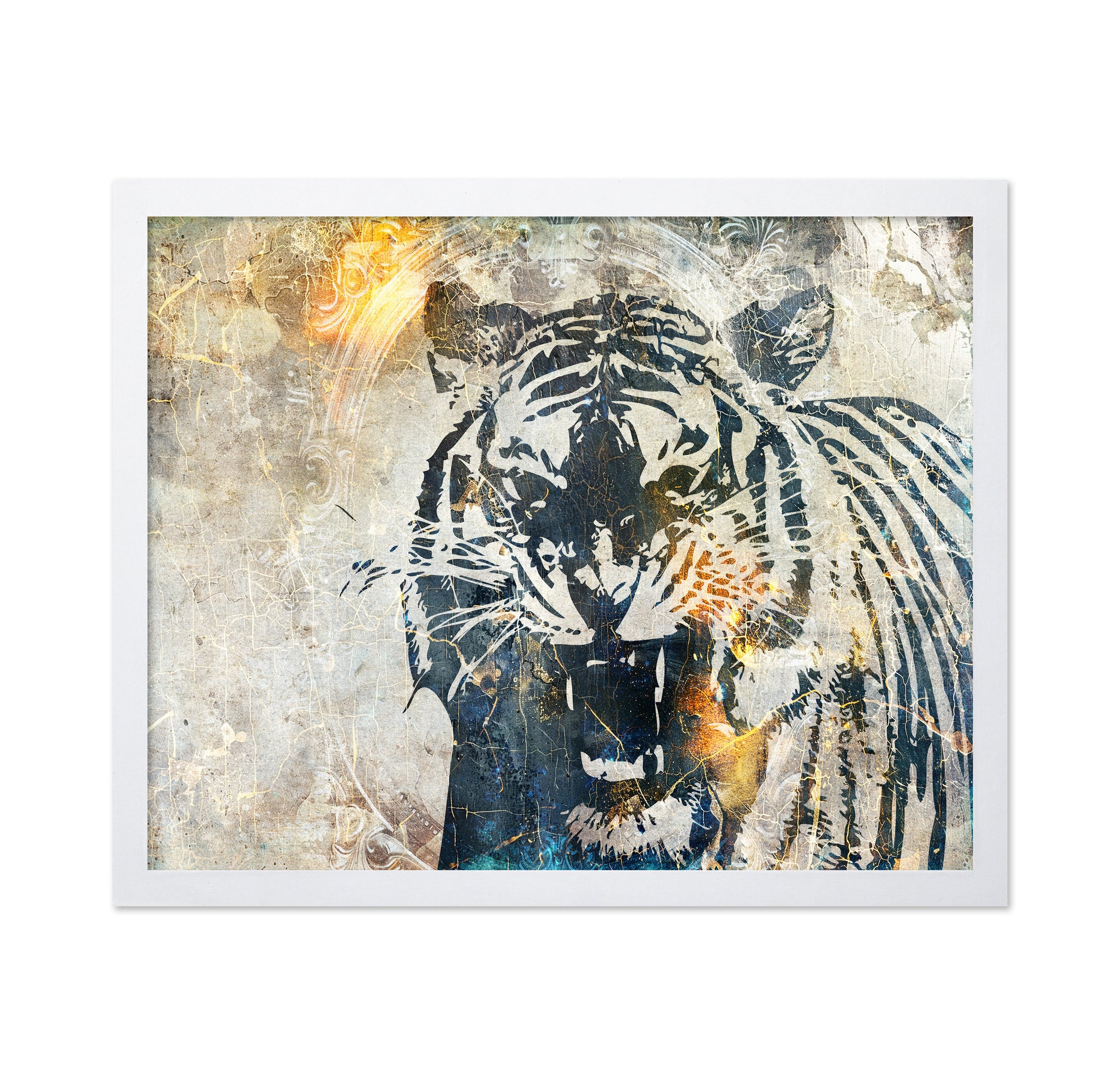 Vintage Tiger Collage
