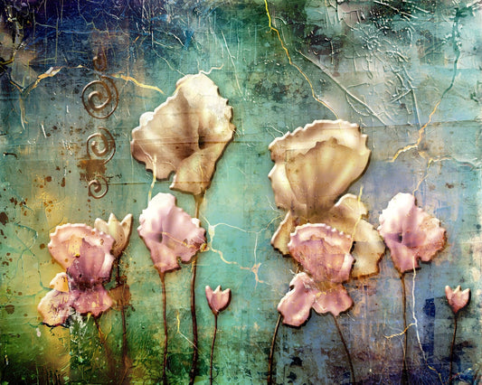 Vintage Floral Abstract No2
