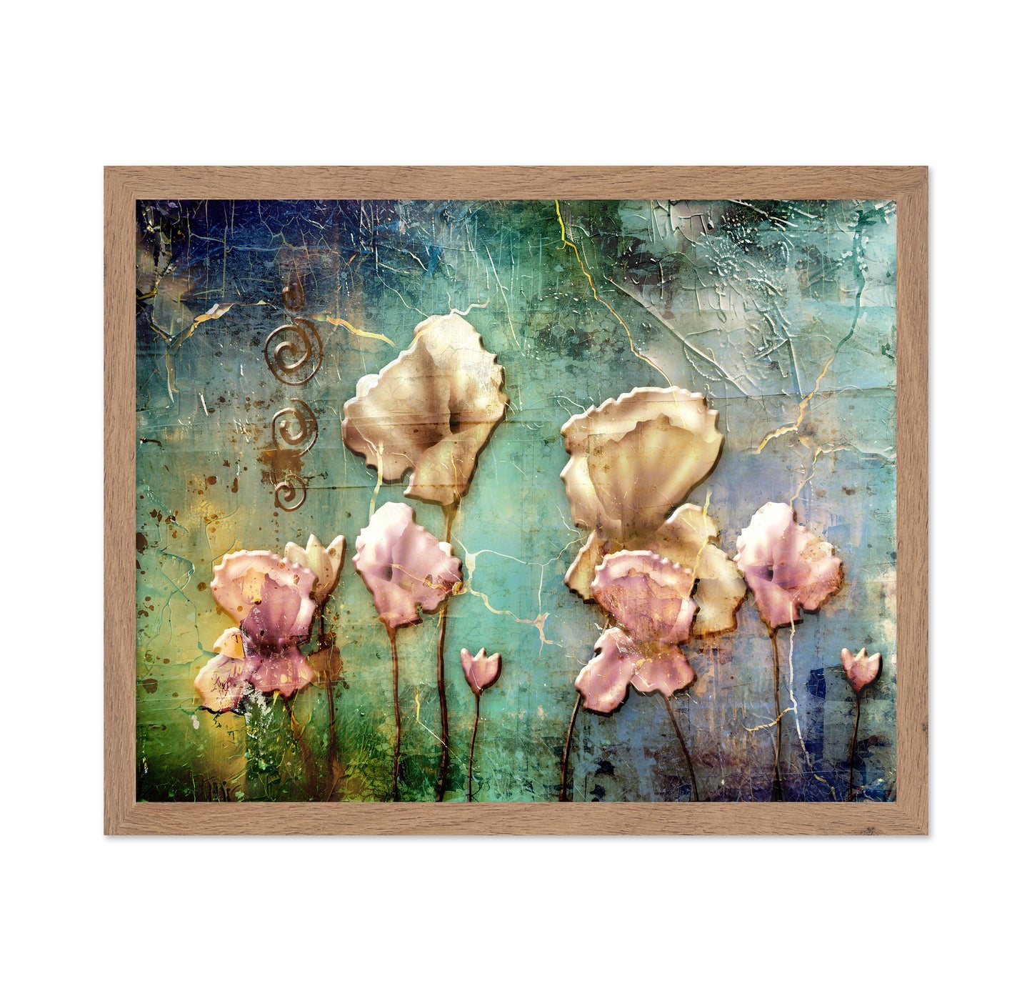 Vintage Floral Abstract No2