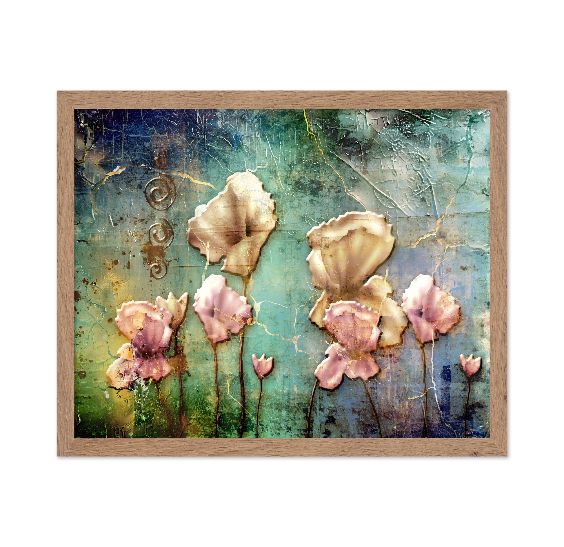 Vintage Floral Abstract No2