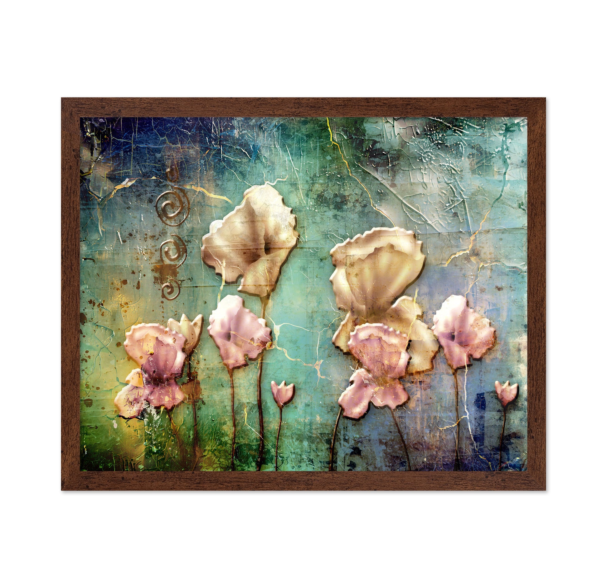 Vintage Floral Abstract No2