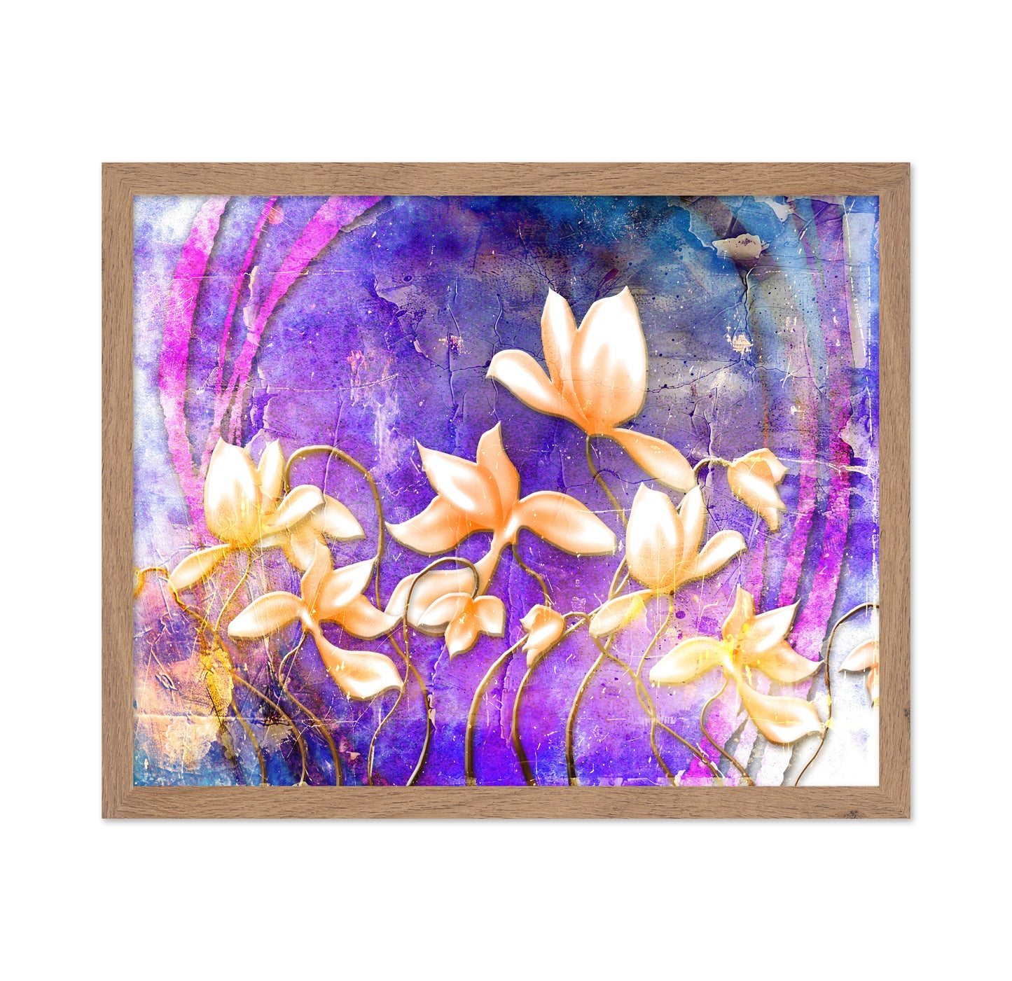 Purple Floral Abstract